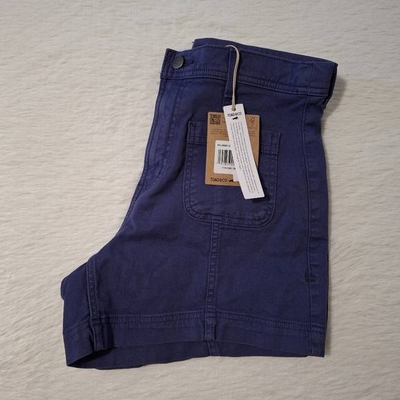 Toad&Co W's Linden Camvas Short Iris - Picture 6 of 6